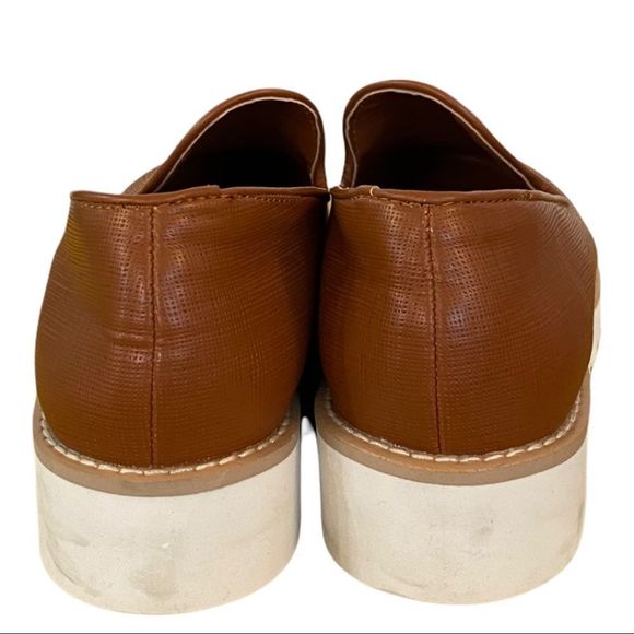 Kenneth Cole Reaction camel cognac loafers flat shoes SIZE 9 NWT - Picture 3 of 8
